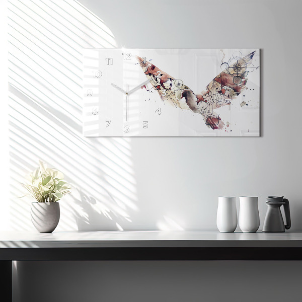 Orologio rettangolare Vista astratta