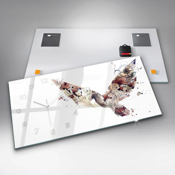 Orologio rettangolare Vista astratta