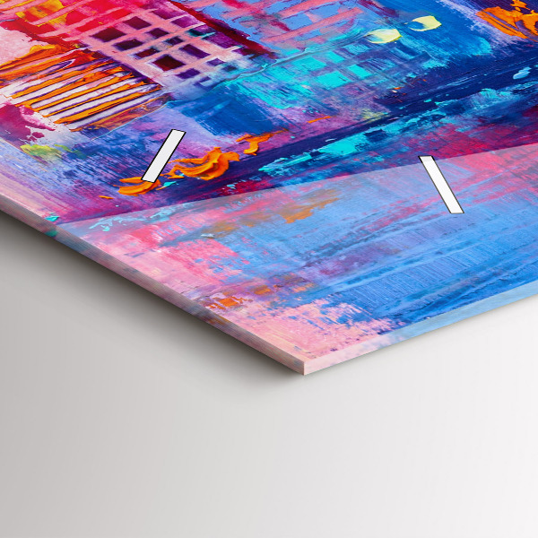 Orologio rettangolare Astrazione del grattacielo