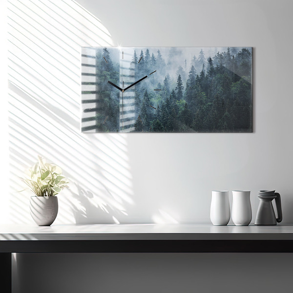 Orologi orizzontali Paesaggio montano nebbioso
