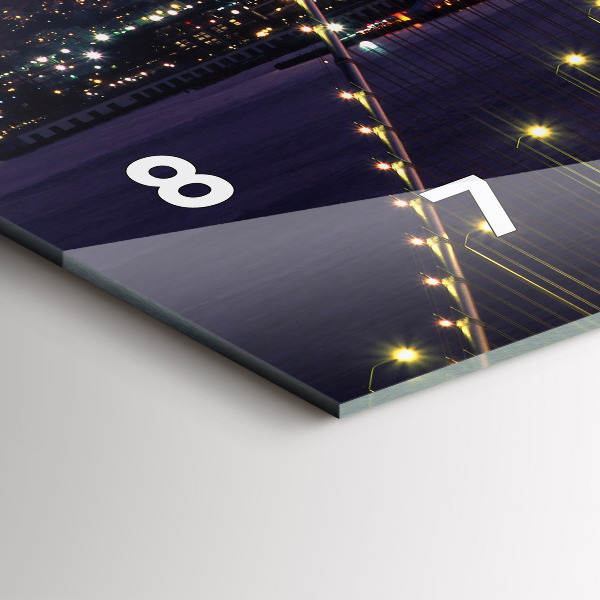 Orologio rettangolare tramonto negli Stati Uniti