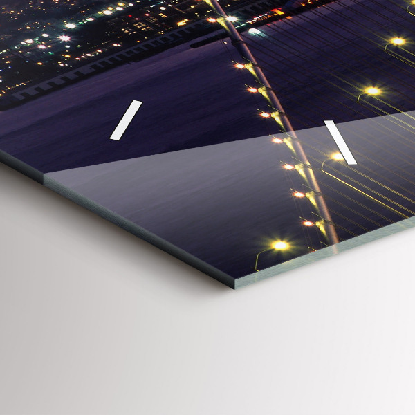 Orologio rettangolare tramonto negli Stati Uniti