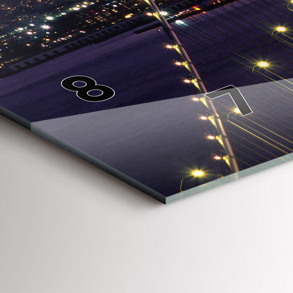 Orologio rettangolare tramonto negli Stati Uniti