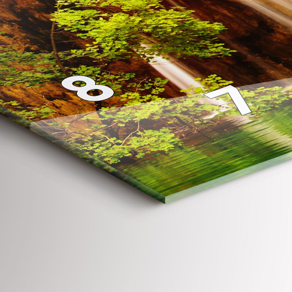 Orologi orizzontali Vista della cascata