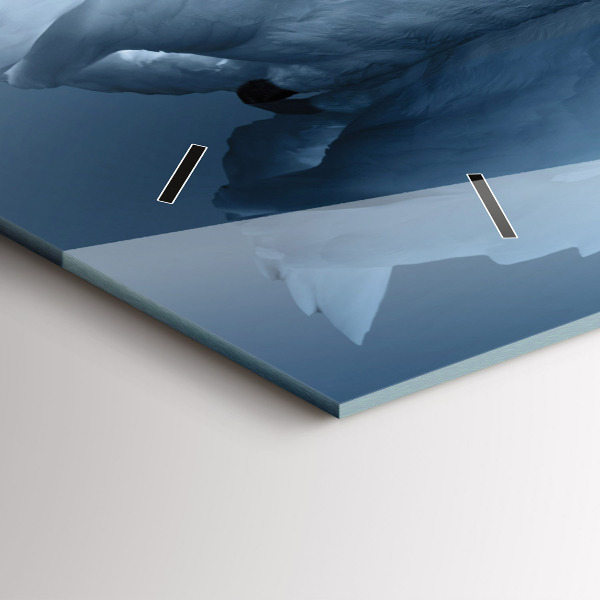 Orologio rettangolare Cigni nel cuore