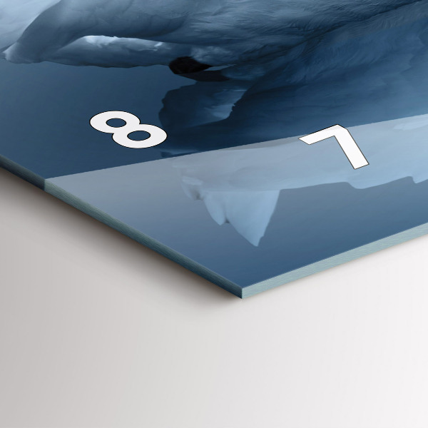 Orologio rettangolare Cigni nel cuore