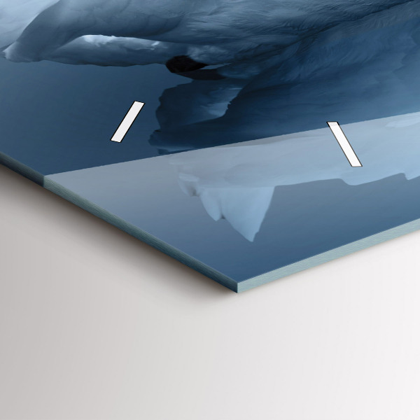 Orologio rettangolare Cigni nel cuore