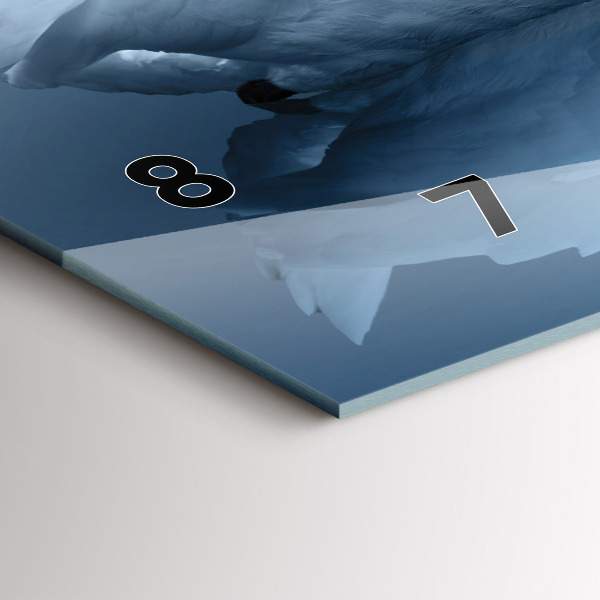 Orologio rettangolare Cigni nel cuore