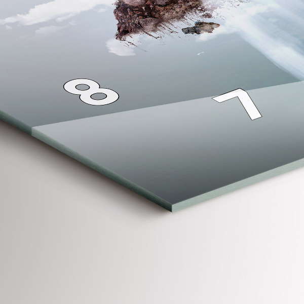 Orologio rettangolare Cascata dell'Isola Volante