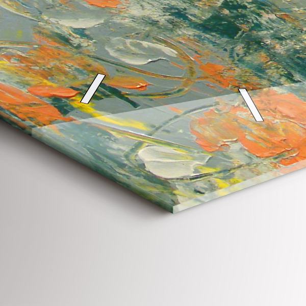 Orologio rettangolare Postura dell'elefante dipinta