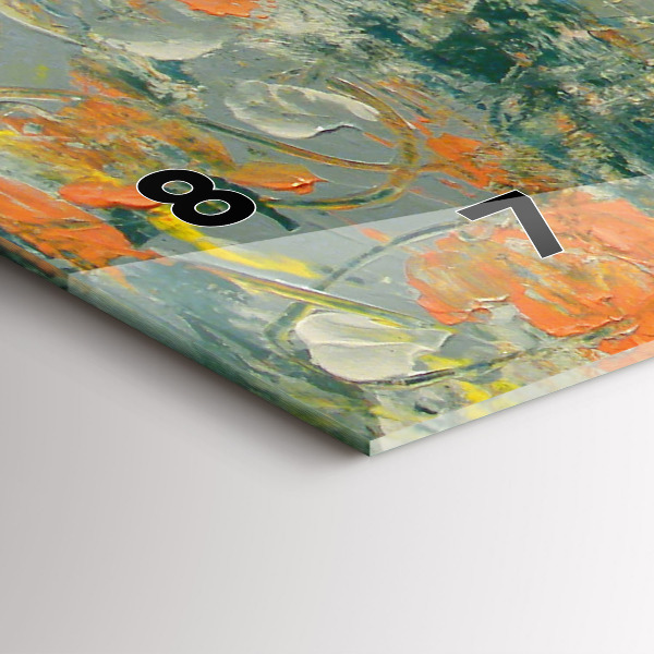 Orologio rettangolare Postura dell'elefante dipinta