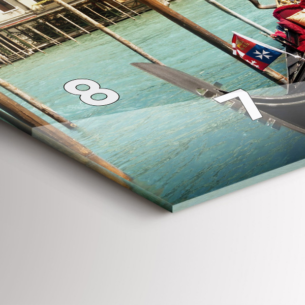 Orologio rettangolare Gondole Venezia Italia