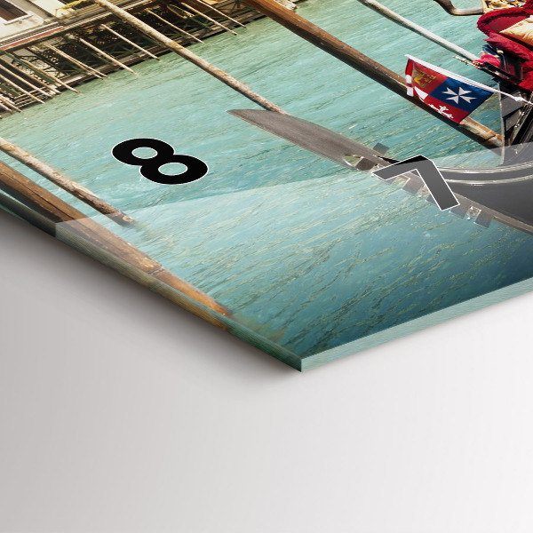 Orologio rettangolare Gondole Venezia Italia