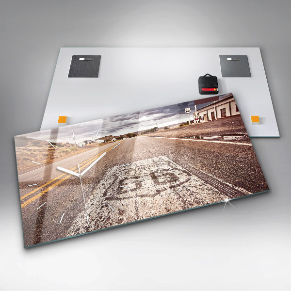 Orologio rettangolare Strada 66 USA