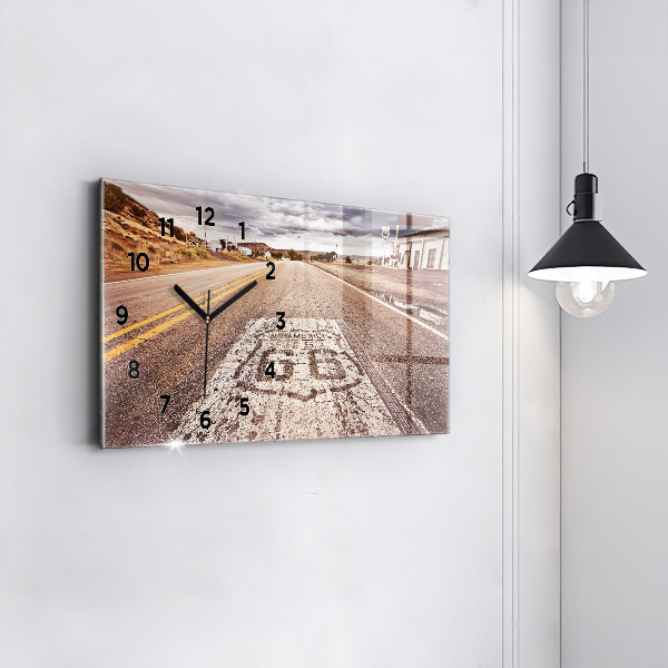 Orologio rettangolare Strada 66 USA