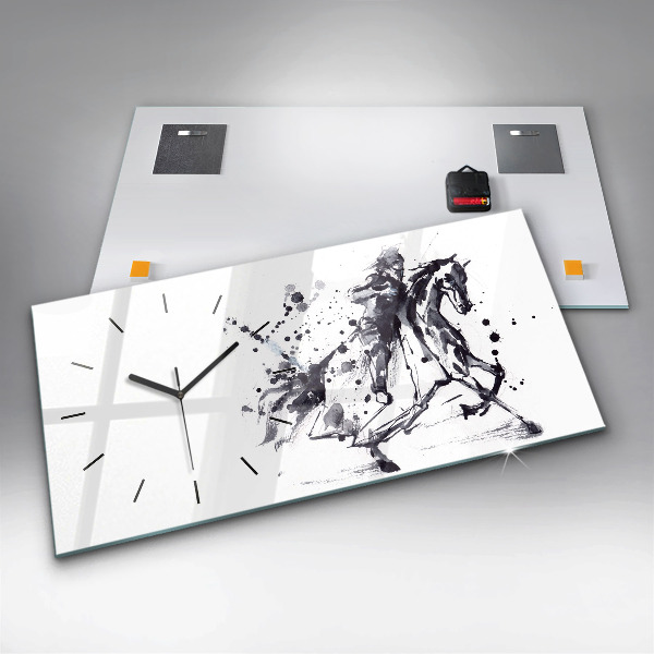 Orologio rettangolare Cavaliere a cavallo