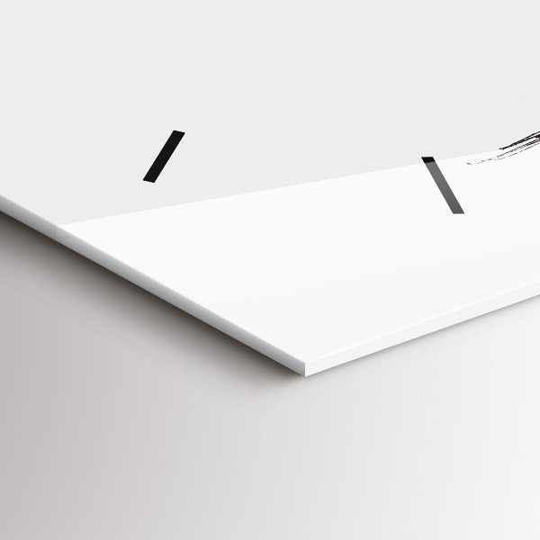 Orologio rettangolare Orso astratto