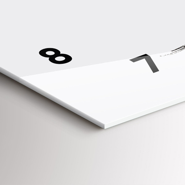 Orologio rettangolare Orso astratto