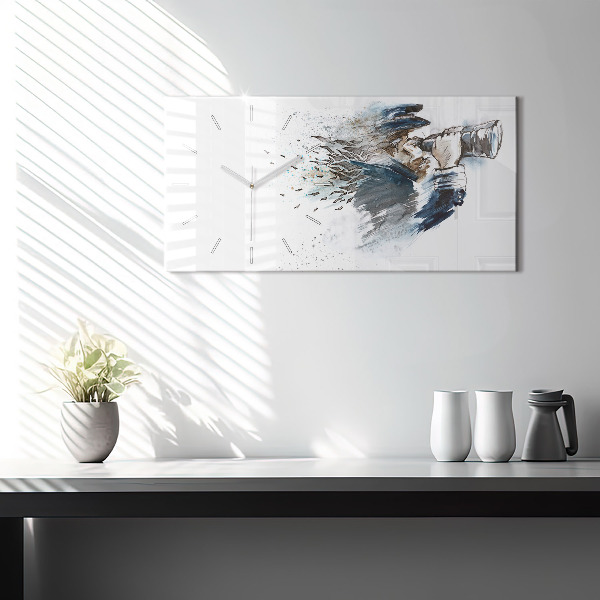 Orologio rettangolare Capitano della nave con binocolo