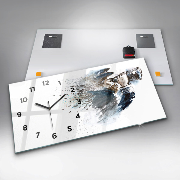 Orologio rettangolare Capitano della nave con binocolo