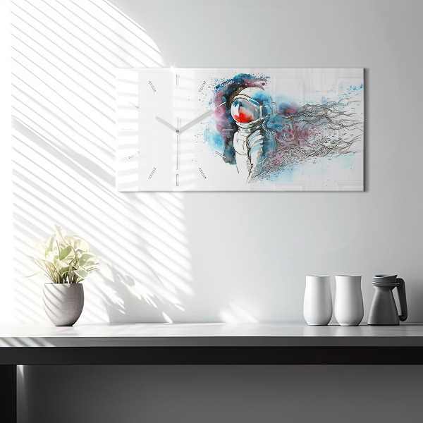 Orologio rettangolare Astrazione astronauta
