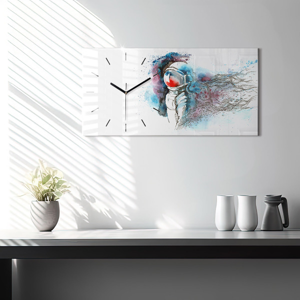 Orologio rettangolare Astrazione astronauta