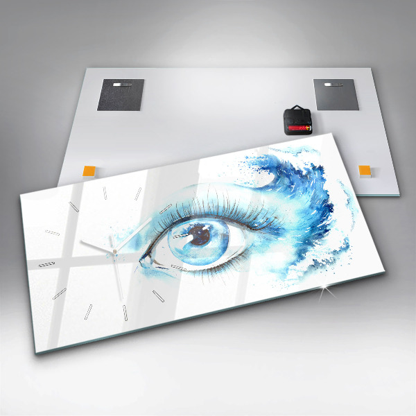 Orologio rettangolare Occhio di mare