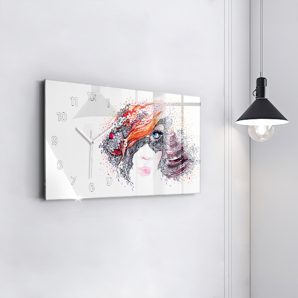 Orologio rettangolare Dolce donna con torta