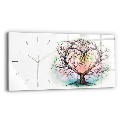 Orologio rettangolare L'albero è il cuore della natura