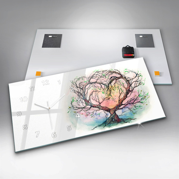Orologio rettangolare L'albero è il cuore della natura