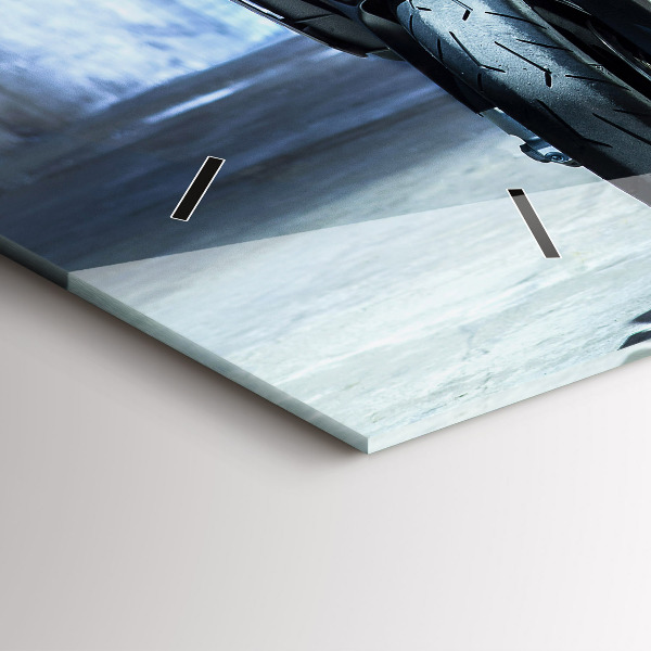 Orologio rettangolare Motocicletta nel vicolo