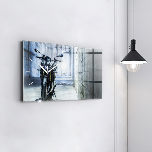 Orologio rettangolare Motocicletta nel vicolo