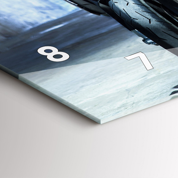 Orologio rettangolare Motocicletta nel vicolo