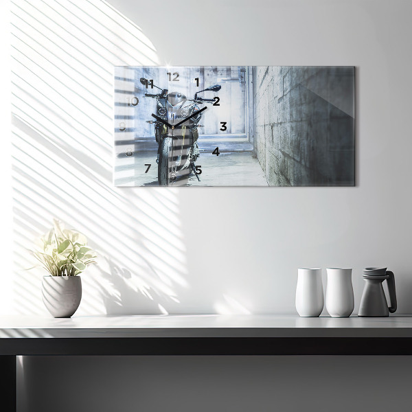 Orologio rettangolare Motocicletta nel vicolo