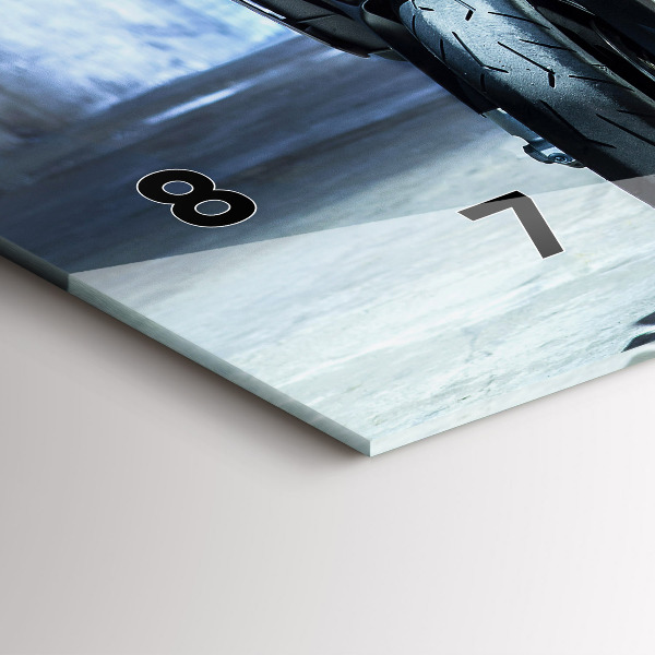 Orologio rettangolare Motocicletta nel vicolo