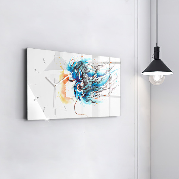 Orologio rettangolare Illustrazione di un telefono cellulare