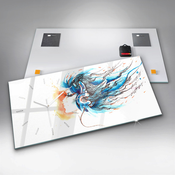 Orologio rettangolare Illustrazione di un telefono cellulare