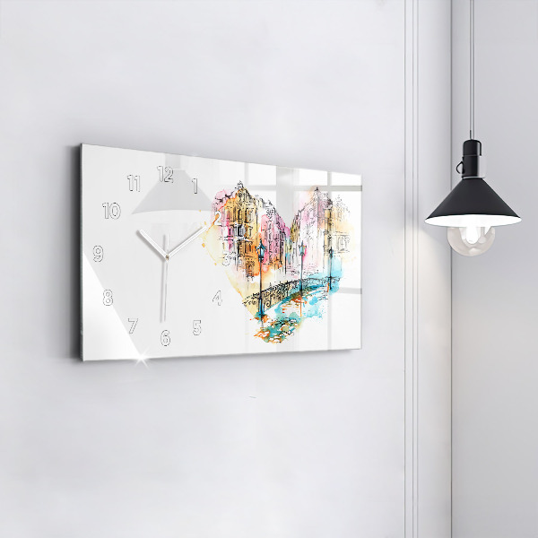 Orologio rettangolare Architettura dipinta