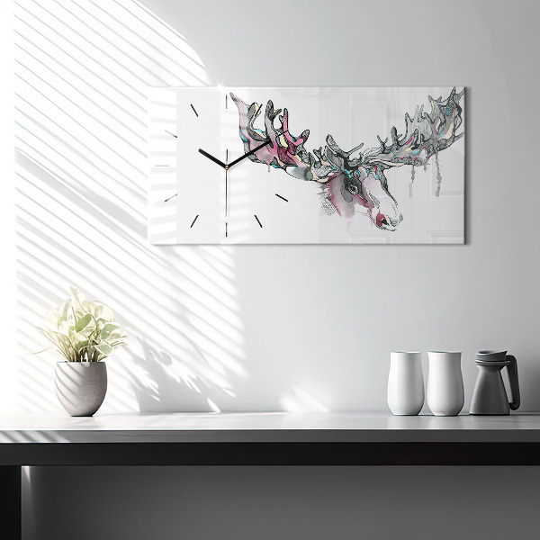 Orologio rettangolare Estratto di alce