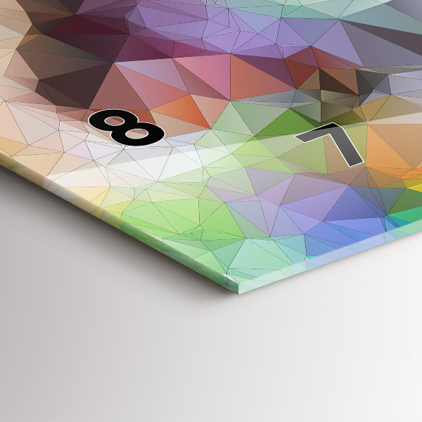 Orologio rettangolare Occhio umano colorato