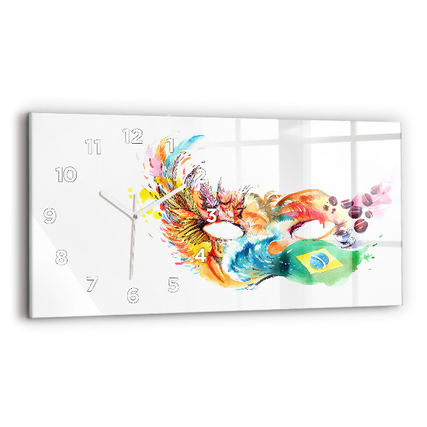 Orologio rettangolare Cultura - Bandiera brasiliana