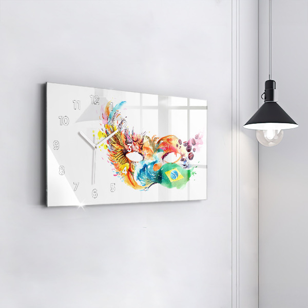 Orologio rettangolare Cultura - Bandiera brasiliana