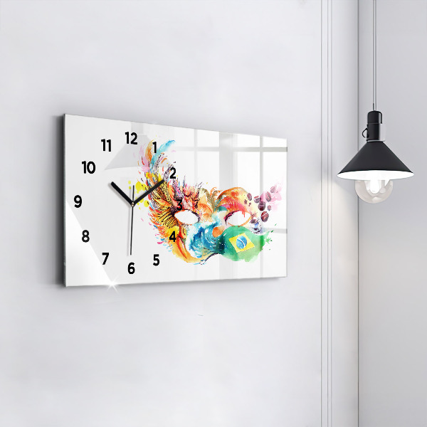 Orologio rettangolare Cultura - Bandiera brasiliana