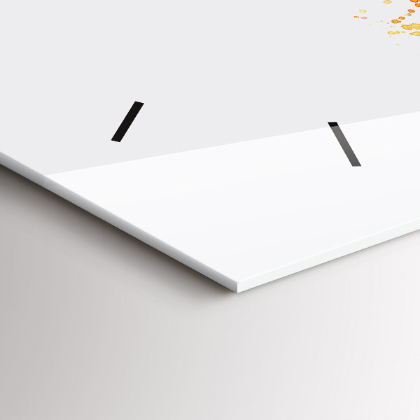 Orologio rettangolare Bici dipinta