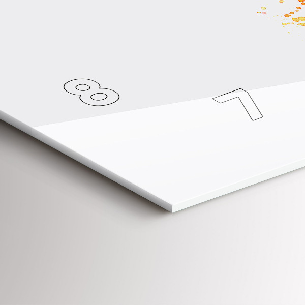 Orologio rettangolare Bici dipinta