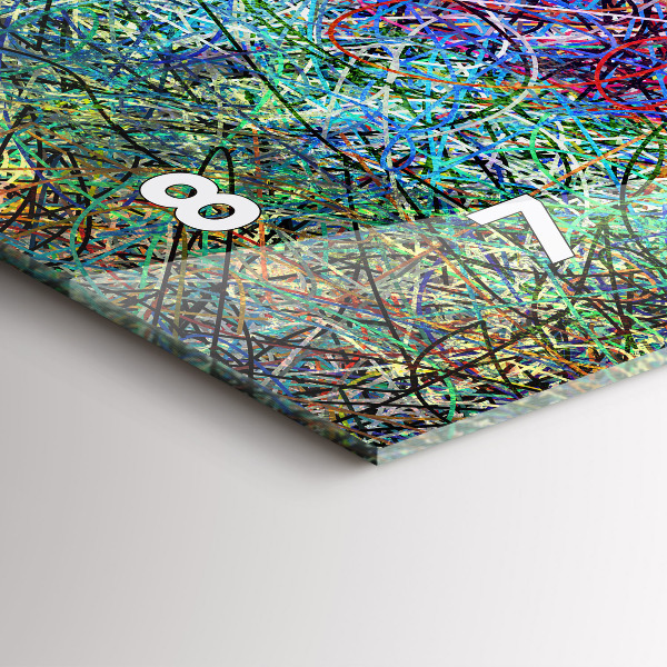 Orologio rettangolare Astrazione - Emozioni