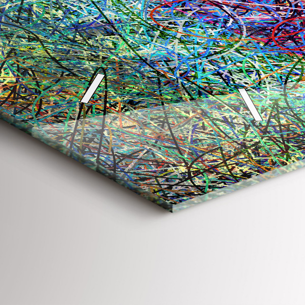 Orologio rettangolare Astrazione - Emozioni