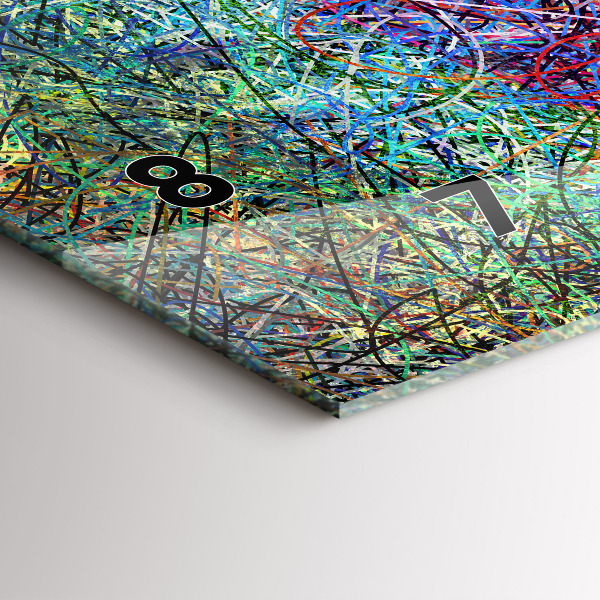 Orologio rettangolare Astrazione - Emozioni