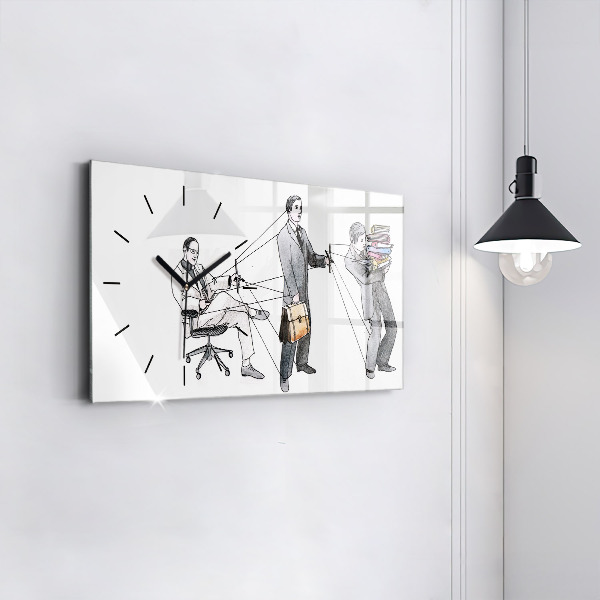 Orologio rettangolare Persone burattinaie