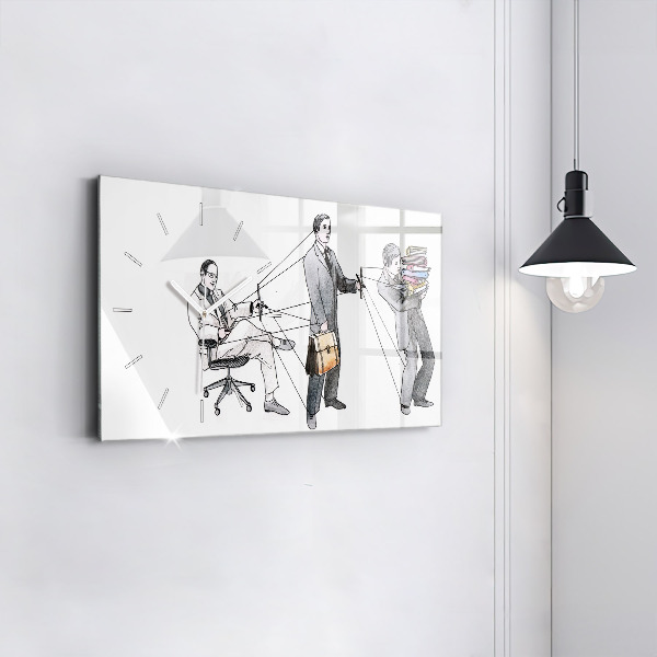 Orologio rettangolare Persone burattinaie